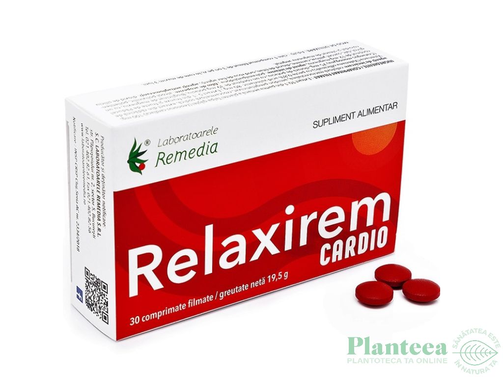 Relaxirem cardio 30cp - REMEDIA