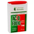 Acid folic 1mg 100cp - REMEDIA