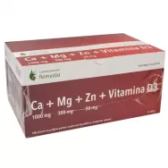 Calciu Mg Zn D3 100pl - REMEDIA