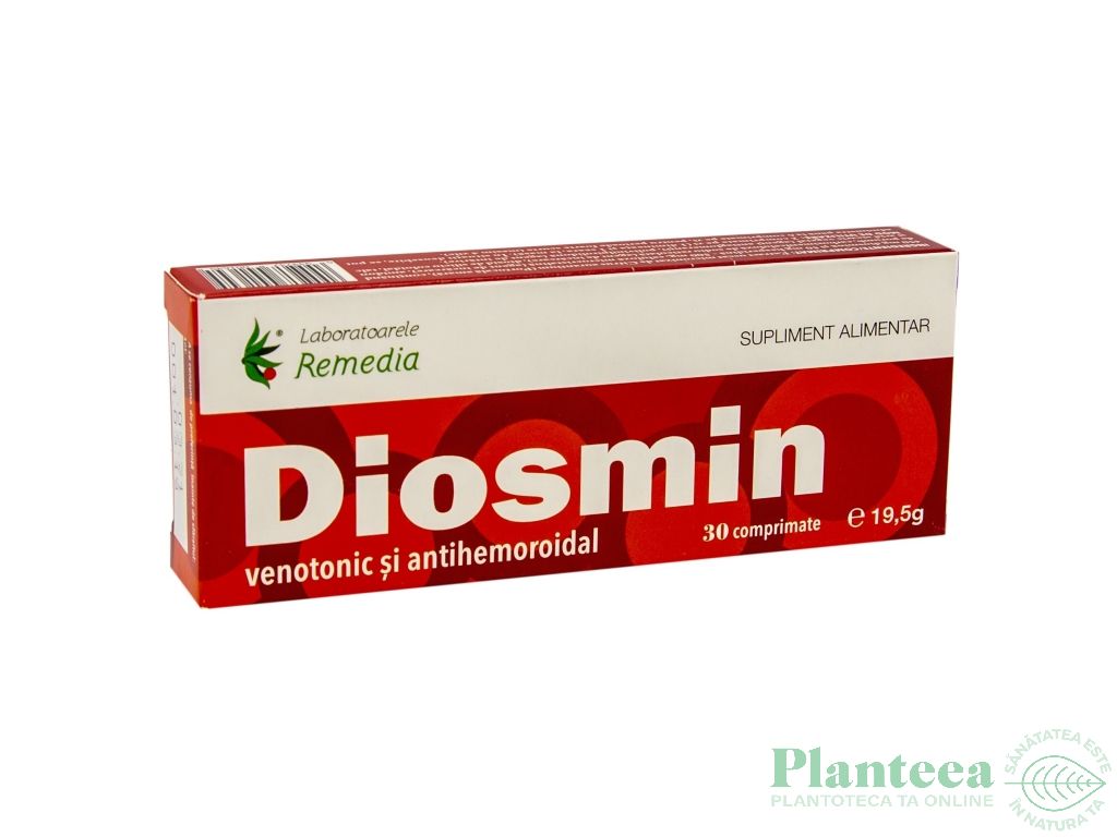 Diosmin venotonic & antihemoroidal 30cp - REMEDIA