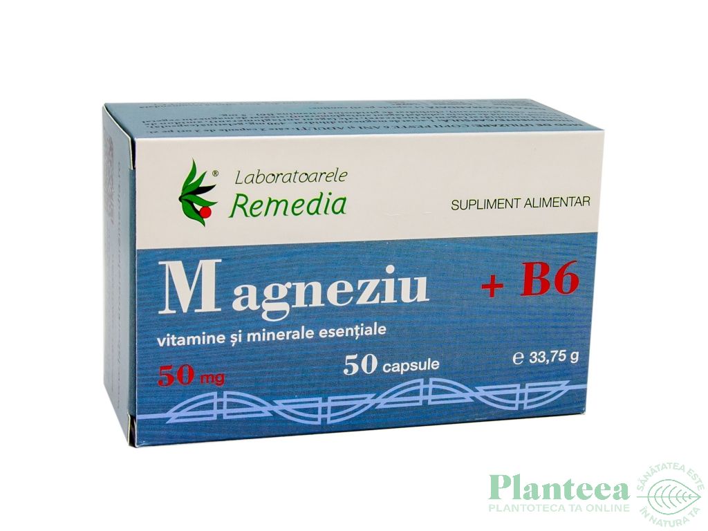 Magneziu B6 50cps - REMEDIA