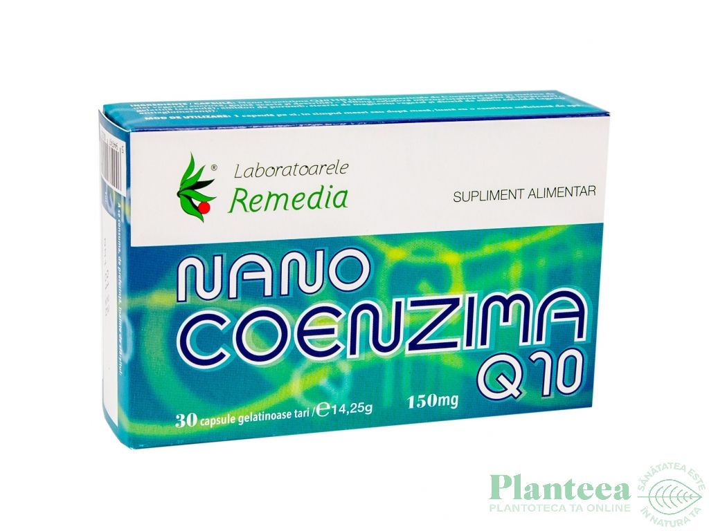 Nano coenzima Q10 150mg 30cps - REMEDIA