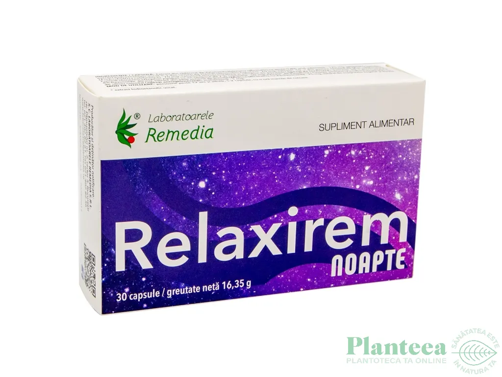 Relaxirem noapte 30cps - REMEDIA