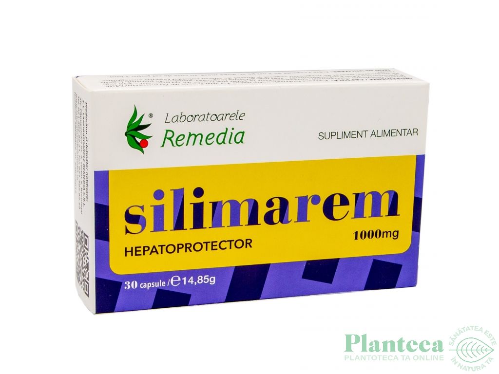 Silimarem 1000mg 30cp - REMEDIA