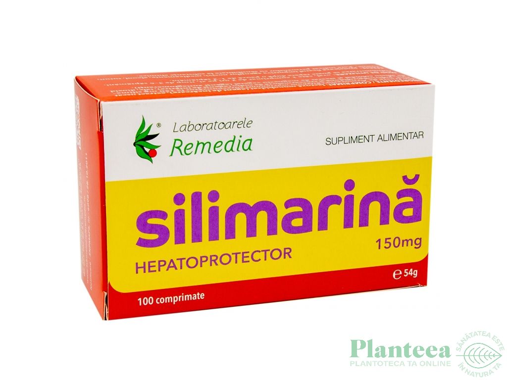 Silimarina 150mg 100cp - REMEDIA