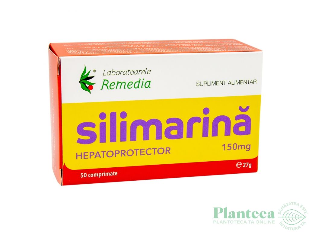 Silimarina 150mg 50cp - REMEDIA