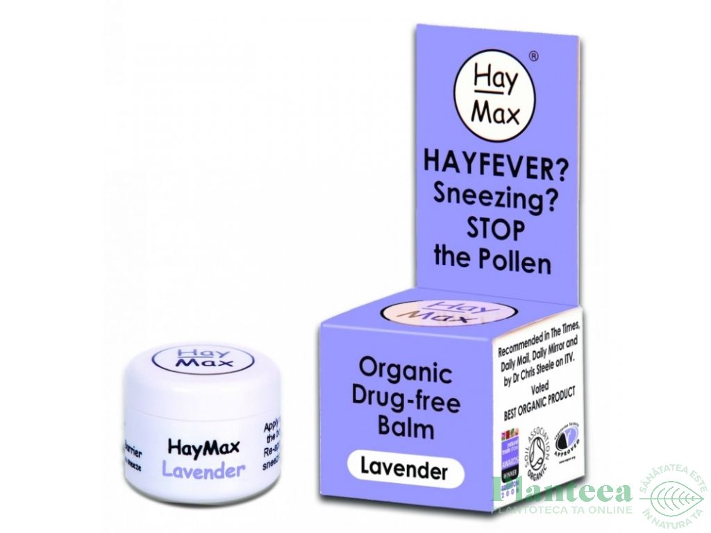 Balsam remediu alergii lavanda 5ml - HAY MAX