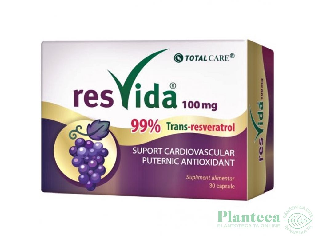 Resveratrol 100mg Resvida 30cps - COSMO PHARM