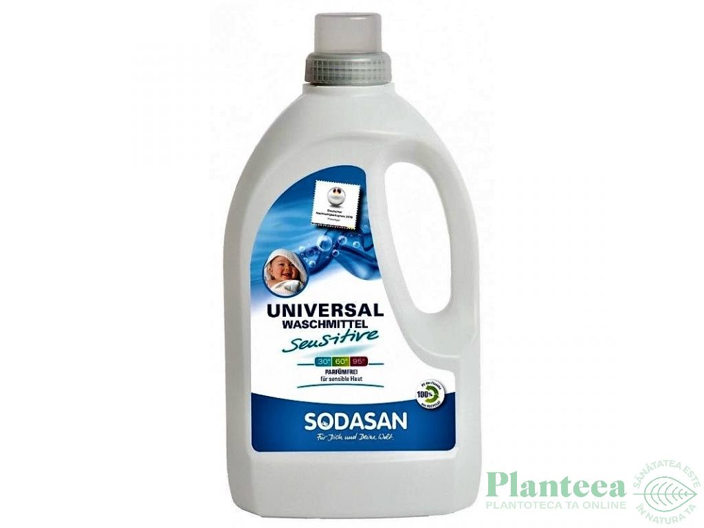 Detergent lichid rufe universal Sensitiv 1,5L - SODASAN