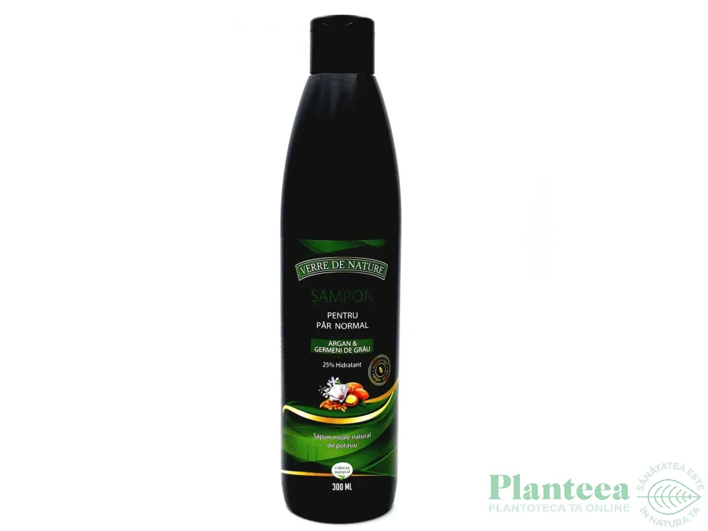 Sampon natural par normal miere argan germeni grau 300ml - VERRE DE NATURE