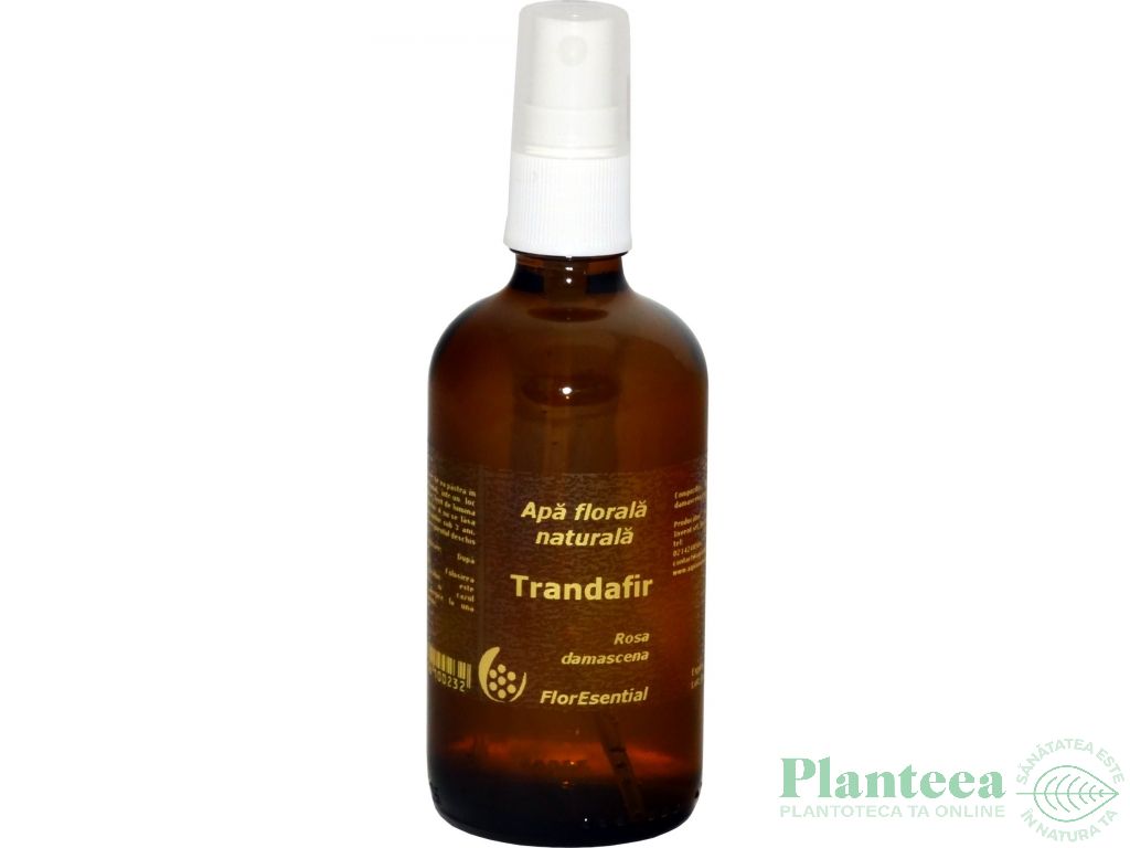 Apa florala naturala trandafir damasc 100ml - AQUA NANO