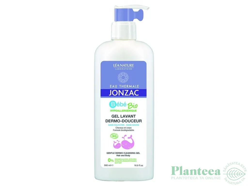 Gel delicat spalare par corp bebe 500ml - JONZAC