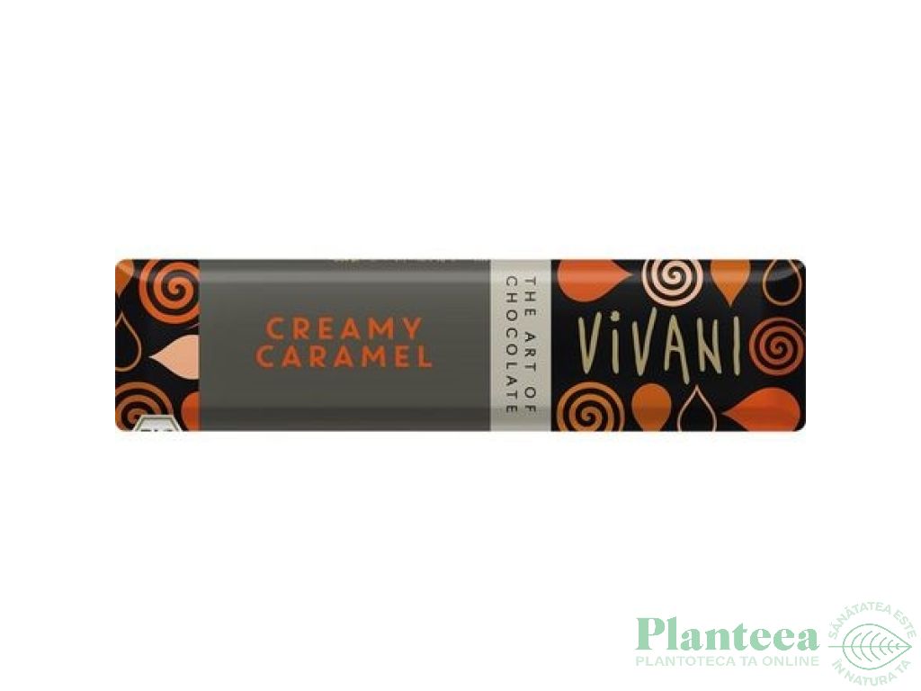 Baton ciocolata crema caramel eco 40g - VIVANI