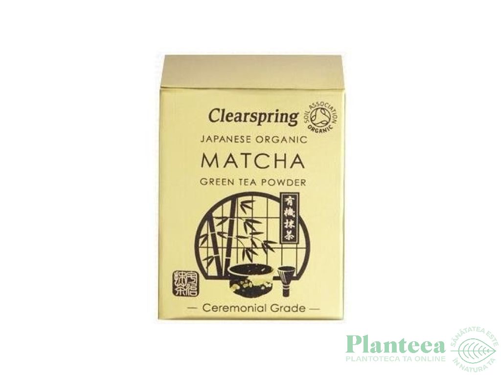 Ceai verde matcha pulbere eco 30g - CLEARSPRING