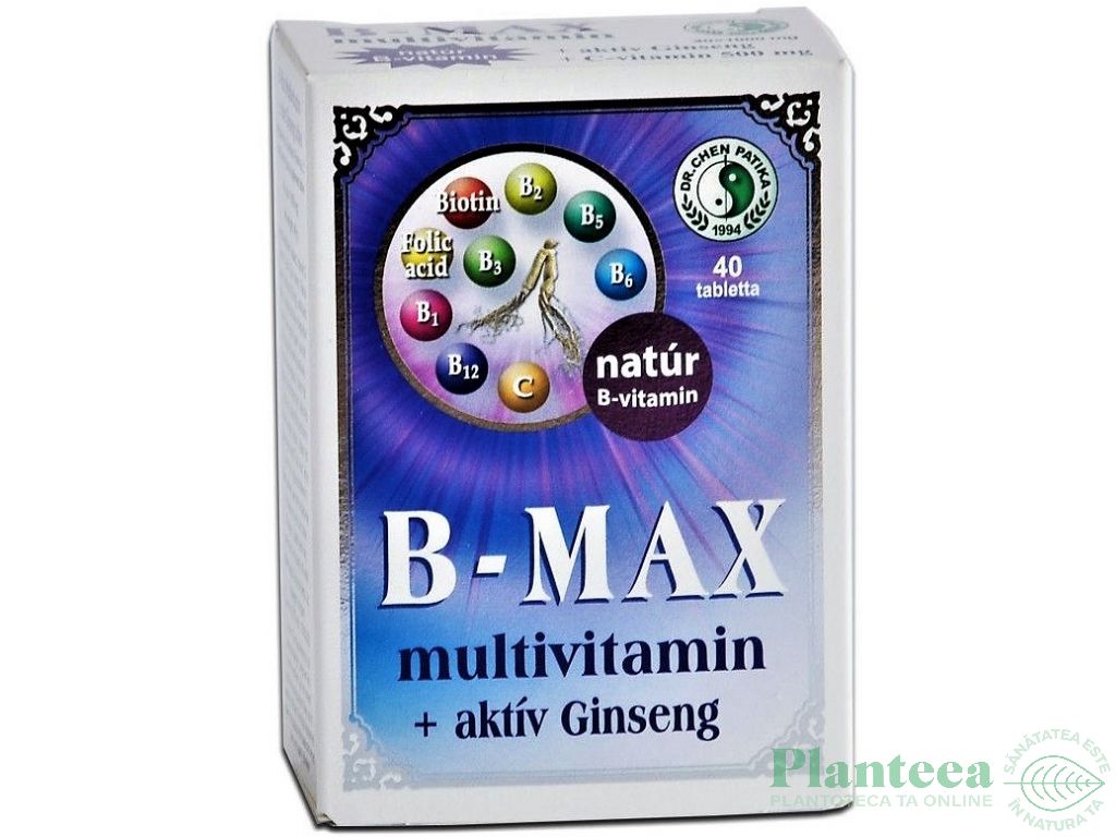 Multivitamina Bmax ginseng 40cp - DR CHEN PATIKA