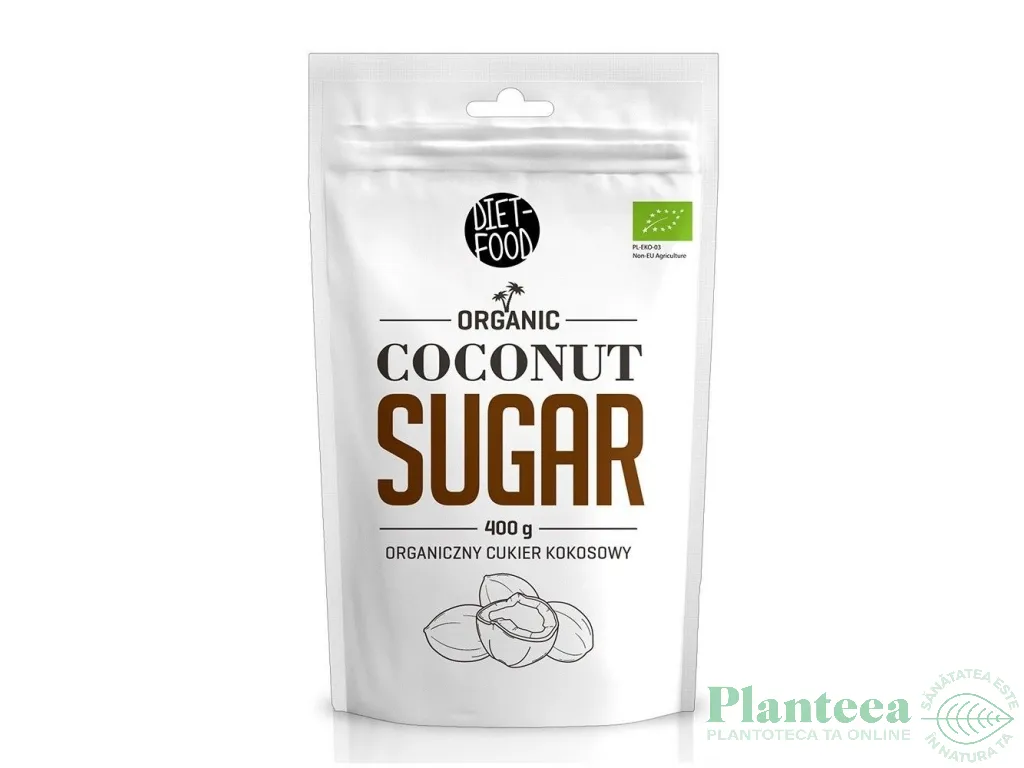 Zahar flori cocos eco 400g - DIET FOOD