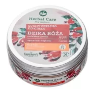 Scrub corp piele uscata trandafir salbatic ulei perilla Herbal Care 220ml - FARMONA