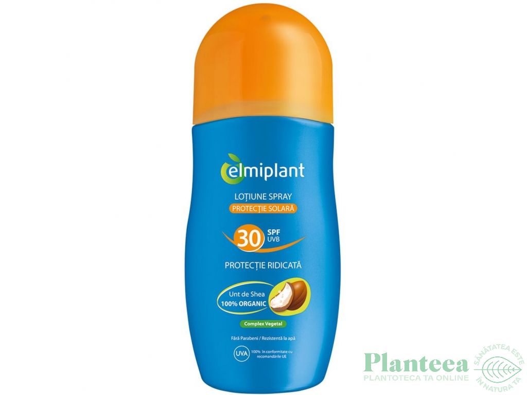 Lotiune protectie solara spf30 spray 200ml - ELMIPLANT