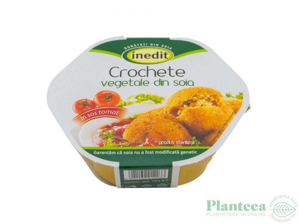 Crochete vegetale soia in sos tomat 150g - INEDIT