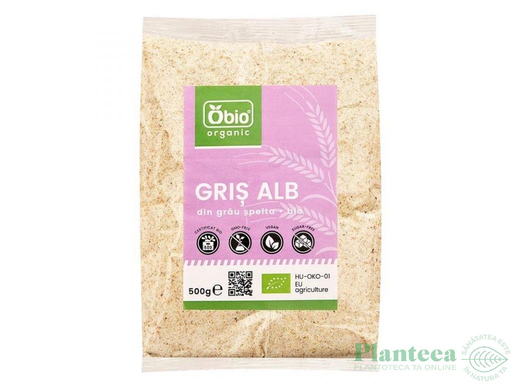 Gris spelta alb eco 500g - OBIO