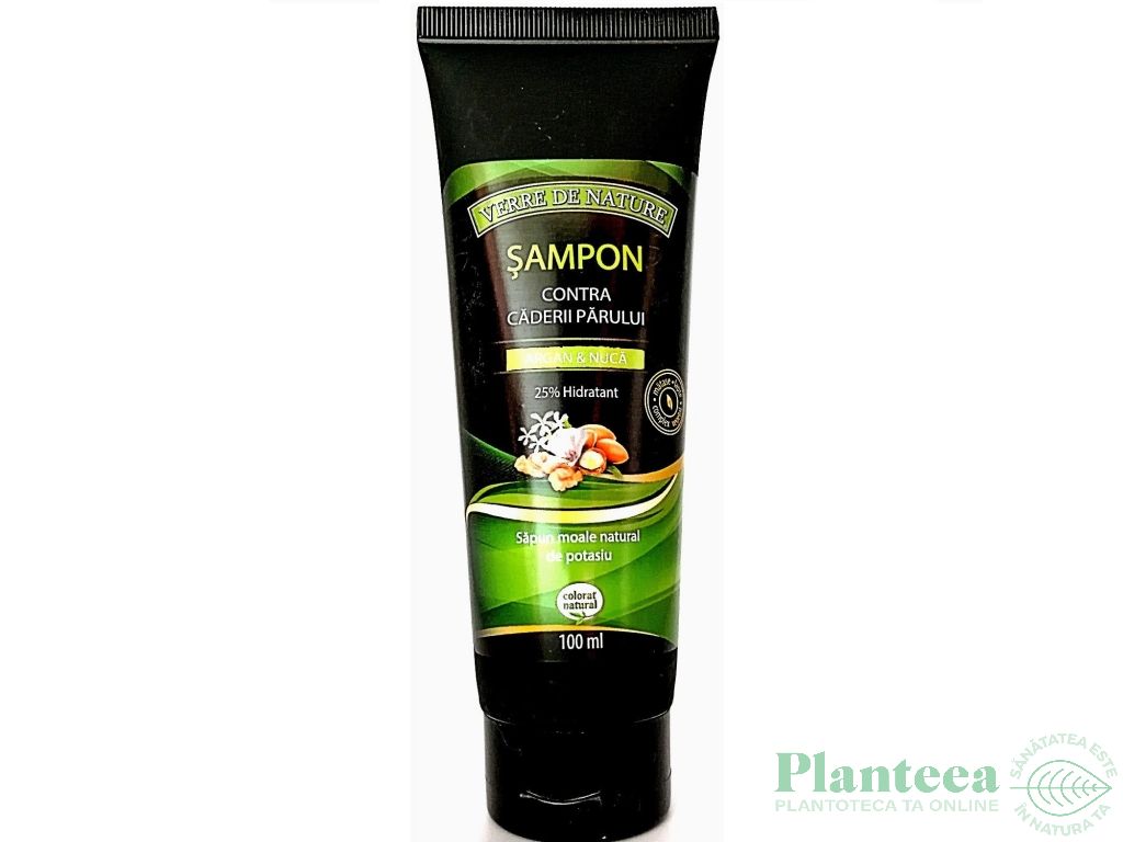 Sampon contra caderii parului argan nuca complex vegetal 100ml - MANICOS