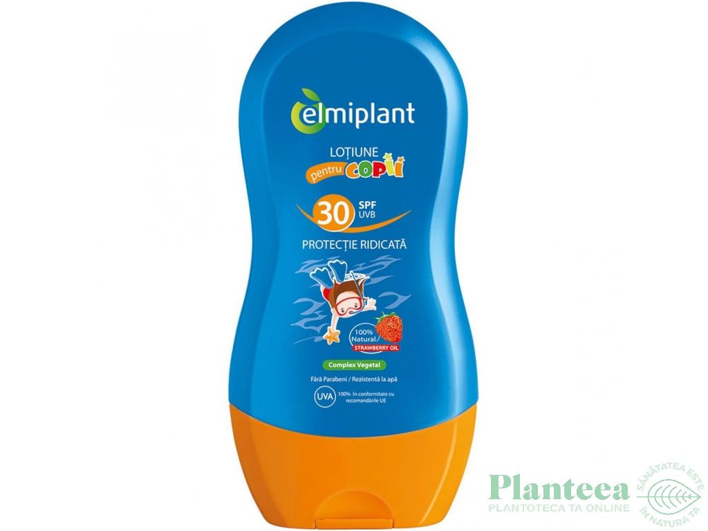 Lotiune protectie solara copii spf30 200ml - ELMIPLANT