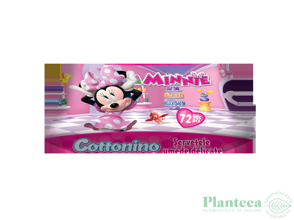 Servetele umede copii Minnie 72b - COTTONINO
