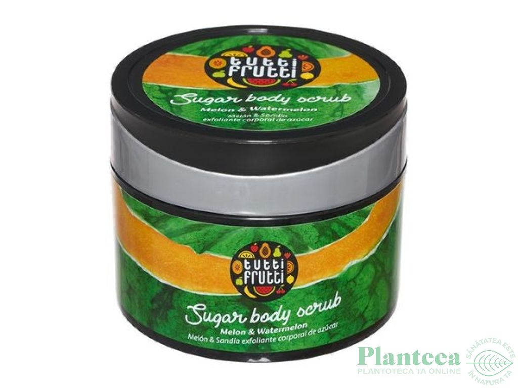 Sugar scrub corp pepene galben pepene rosu Tutti Frutti 300g - FARMONA