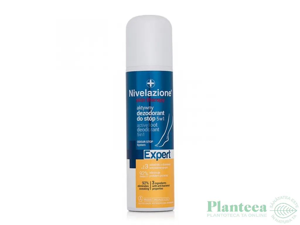 Deodorant spray picioare activ 5in1 Nivelazione Skin Therapy 150ml - FARMONA