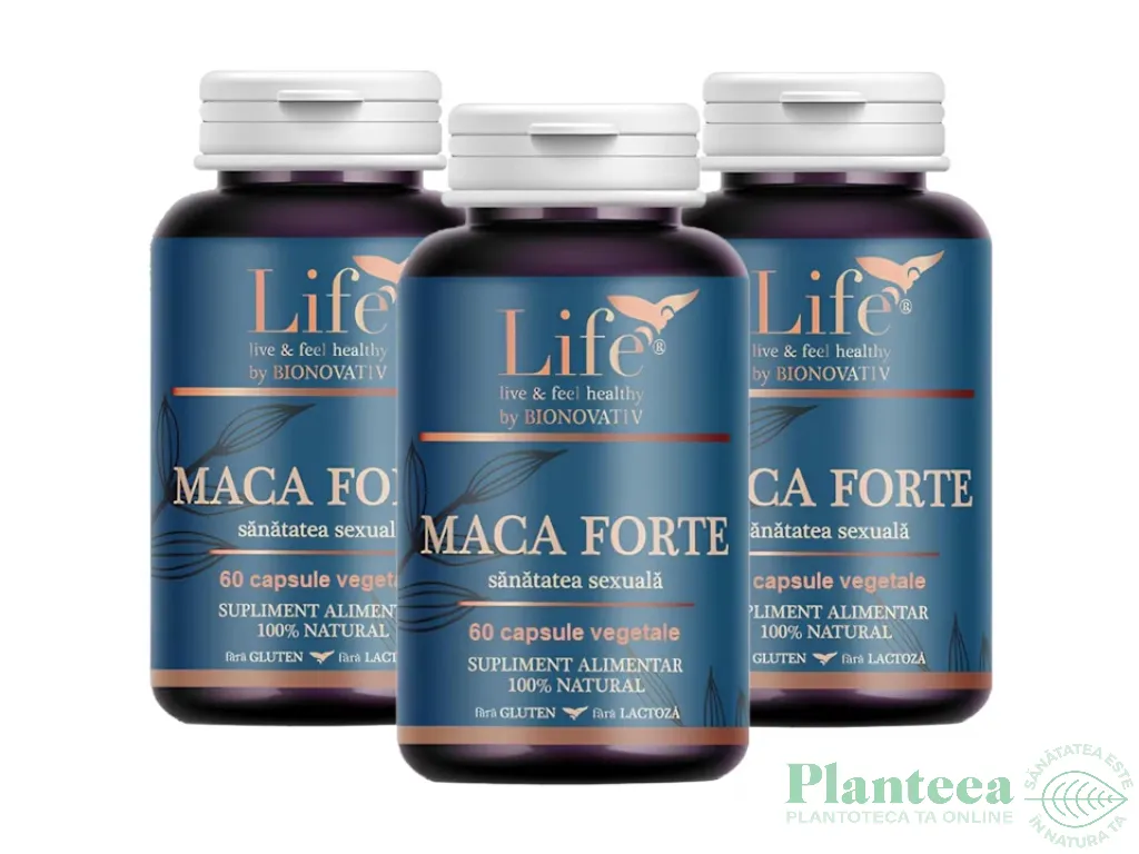 Set Maca forte 3x60cps - LIFE