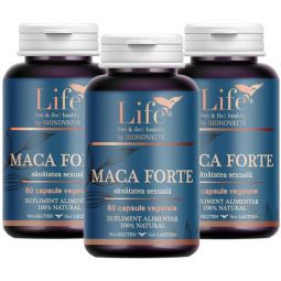 Pachet Maca forte 3x60cps - LIFE