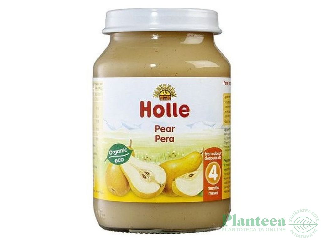 Piure pere bebe +4luni eco 125g - HOLLE