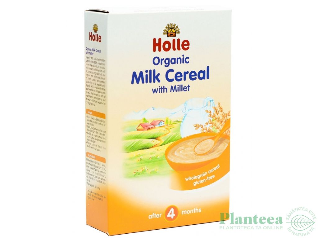 Porridge lapte mei bebe +4luni eco 250g - HOLLE