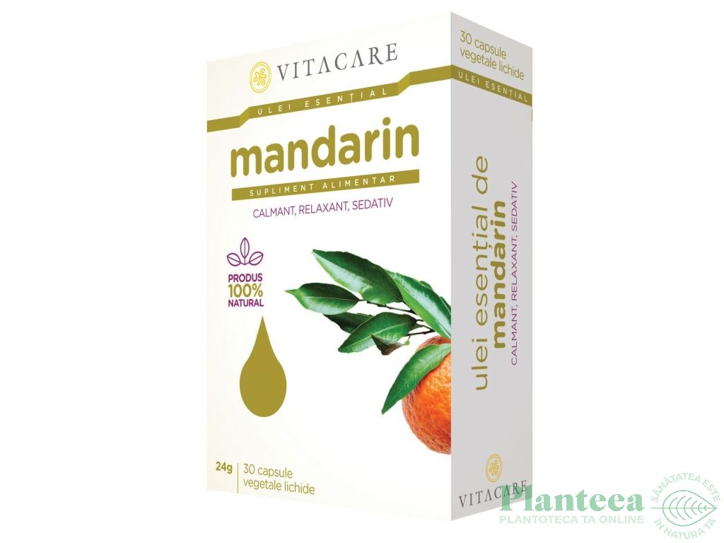 Ulei esential mandarin 30cps - VITACARE