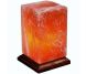 Veioza sare himalaya Prisma suport lemn 4kg - MONTE SALT CRYSTAL