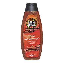 Ulei baie dus caramel scortisoara Tutti Frutti 425ml - FARMONA