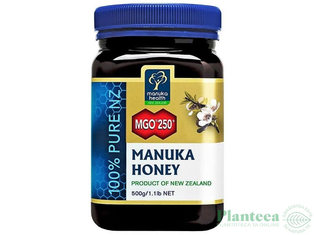 Miere Manuka mgo250+ New Zealand 500g - MANUKA HEALTH