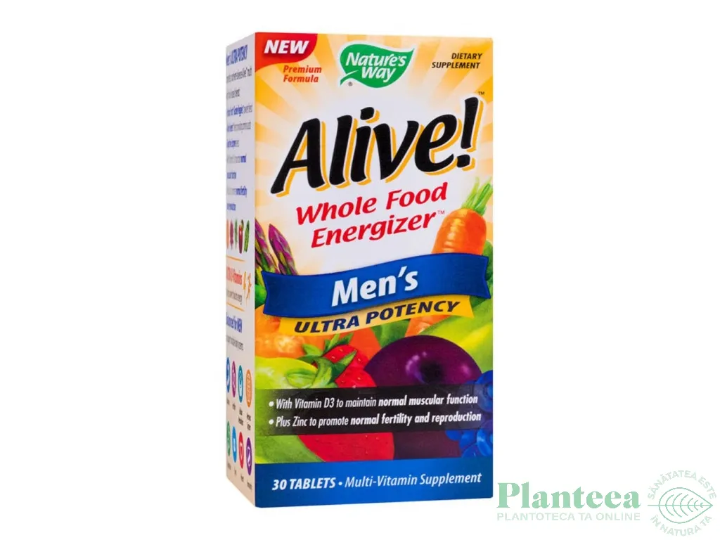 Alive multivitamine men`s ultra 30cp - NATURES WAY