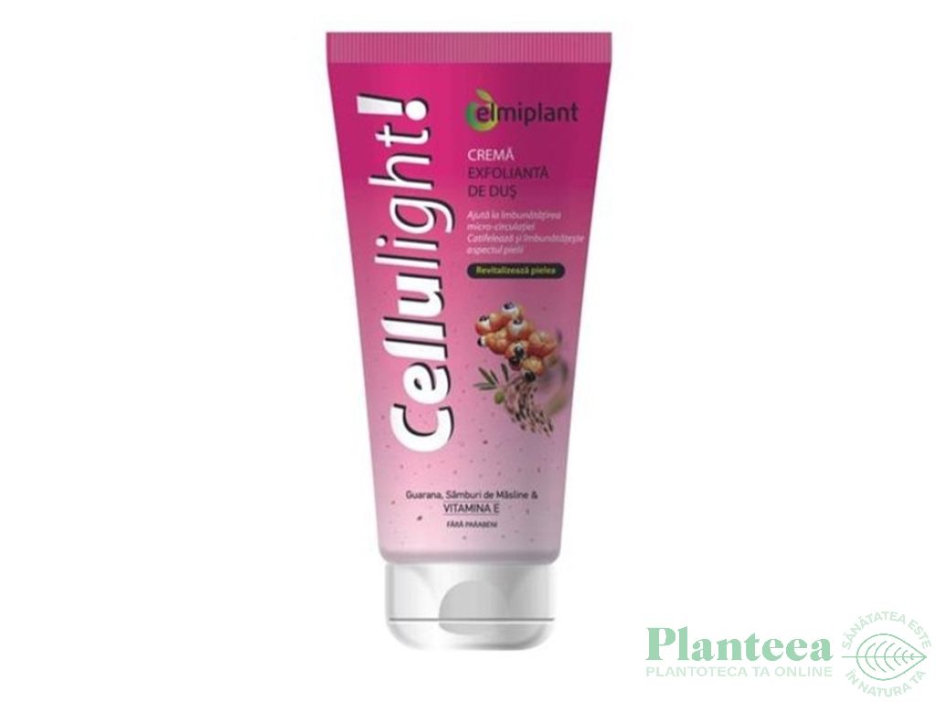 Crema dus exfolianta CelluFight 200ml - ELMIPLANT