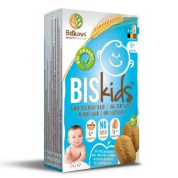 Biscuiti grau integral natur bebe +6luni BisKids eco 150g - BELKORN