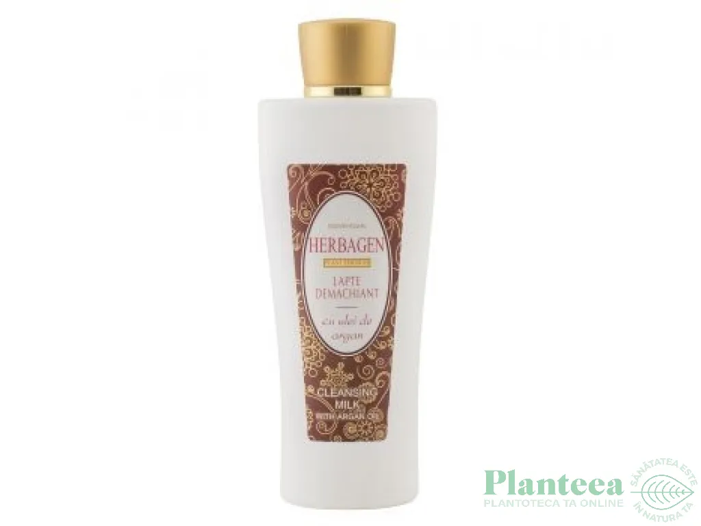 Lapte demachiant ulei argan 200ml - HERBAGEN