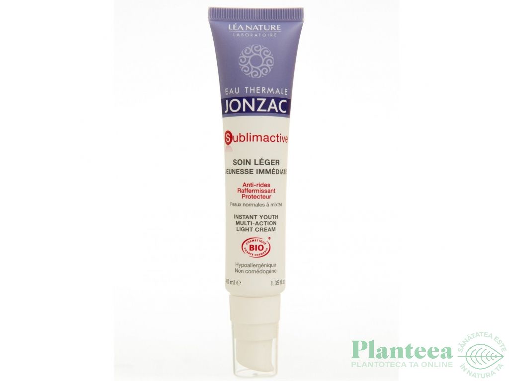 Crema antirid ten normal mixt Sublimactive 40ml - JONZAC