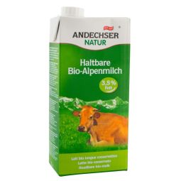 Lapte vaca uht 3,5%gr 1L - ANDECHSER