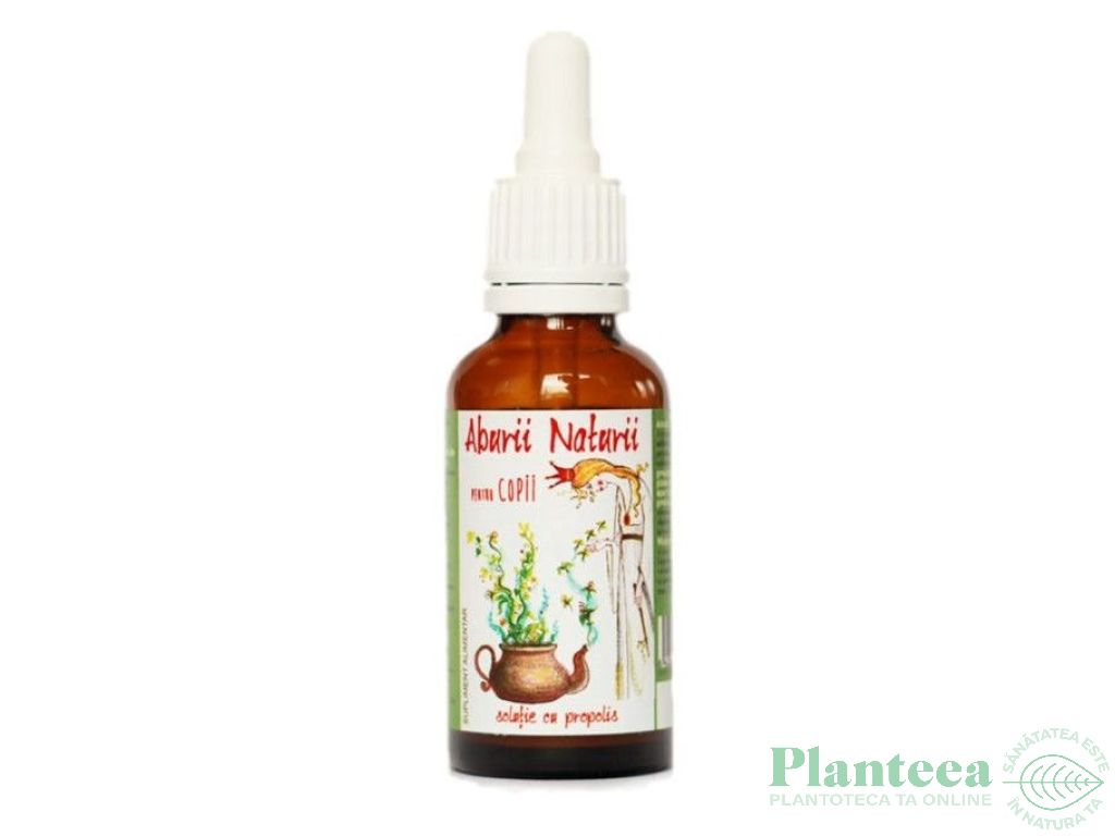 Solutie propolis pt aerosoli Aburii Naturii copii 30ml - PRISACA