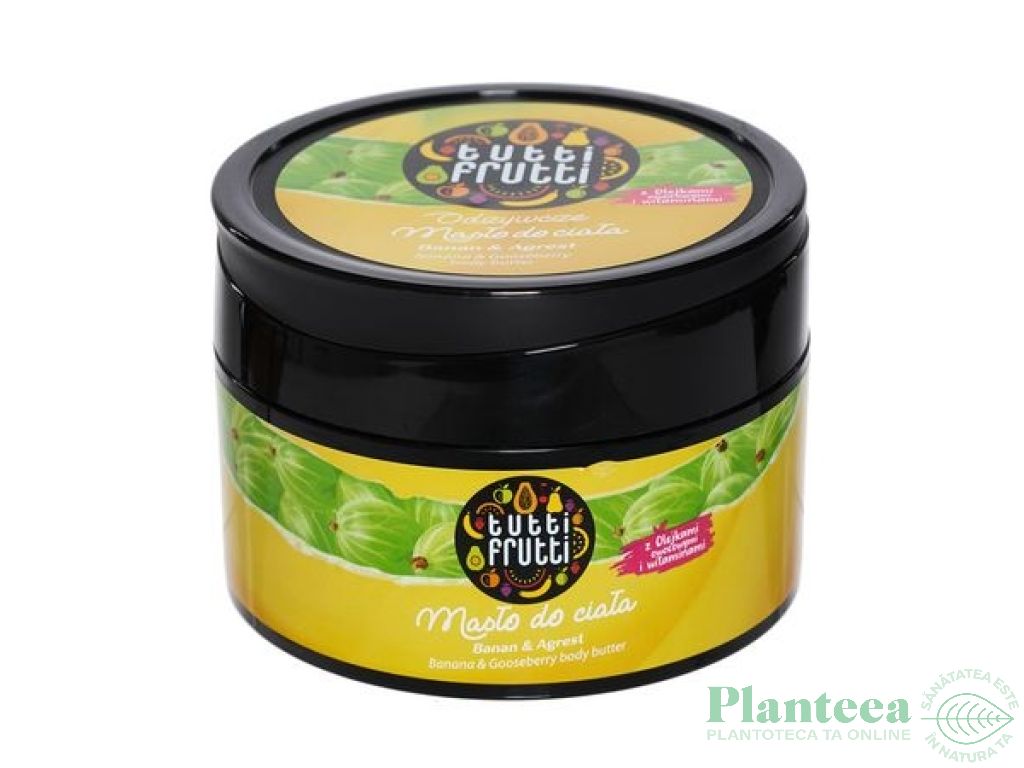 Unt corp banane agrise Tutti Frutti 200ml - FARMONA