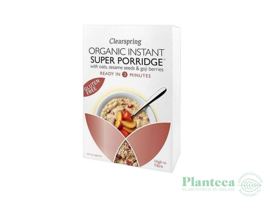 Porridge instant ovaz susan goji Super eco 160g - CLEARSPRING