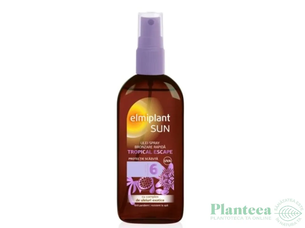 Ulei bronzare rapida spf6 Tropical Escape 150ml - ELMIPLANT