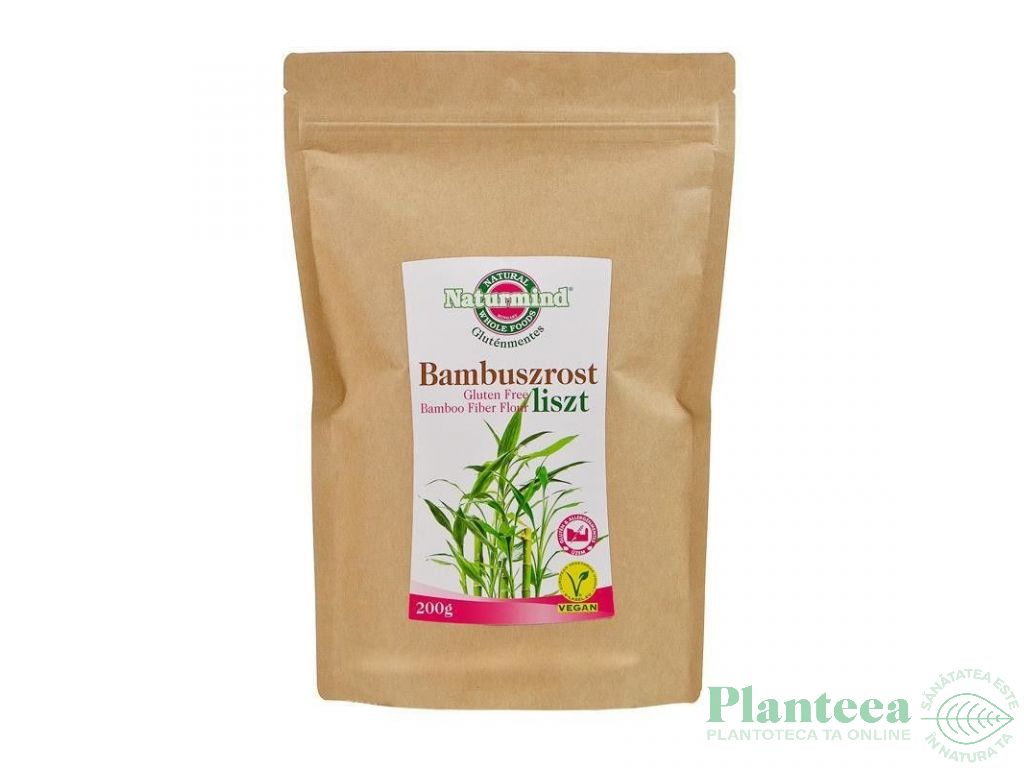 Fibre bambus pulbere 200g - NATURMIND