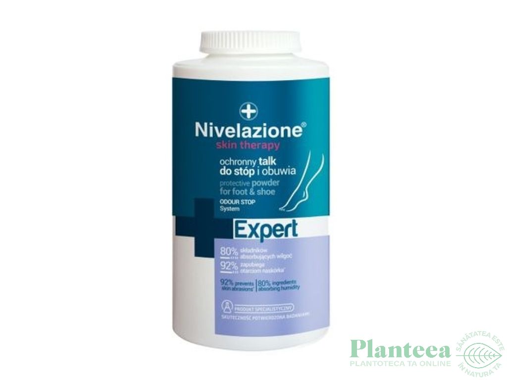 Pudra picioare incaltaminte protectoare antiperspiranta Nivelazione Skin Therapy 110g - FARMONA