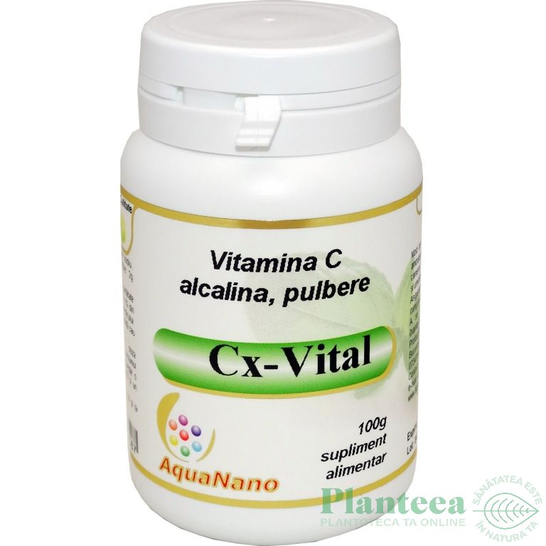 Vitamina C Alcalina Cx Vital Pulbere 100g Aqua Nano Pret 40 1 Lei